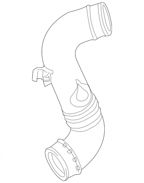 Left intercooler pipe for BMW 335i e92 07-13 first