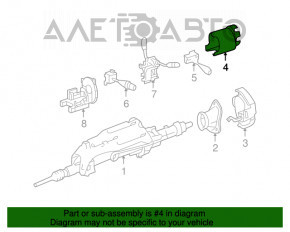 Mercedes X164 GL steering column frame brown