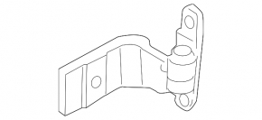 Door hinge lower rear right BMW 5 F10 11-16
