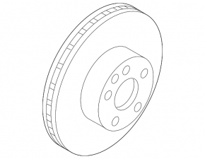 Rear left brake disc Nissan Altima 13-18 290/9mm rusty