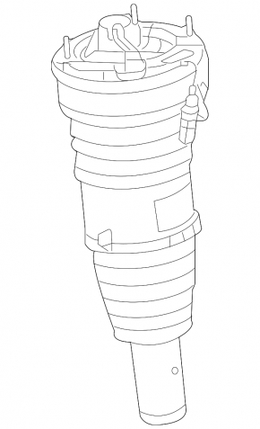 Front left air shock absorber for Audi A8 13-18