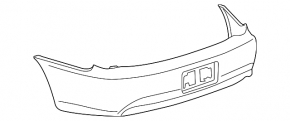 Rear bumper bare Toyota Solara 2.4 04-06
