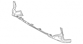 Front bumper lip left Lexus NX200t NX300h 15-17 base