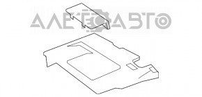 Engine cover left Lexus RX350 10-15 with insert