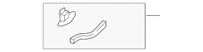 Hood seal right Mitsubishi Eclipse Cross 18-20