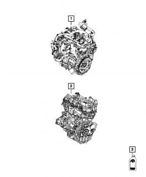 Jeep Compass 23-25 2.0T EC1 8-speed automatic transmission engine