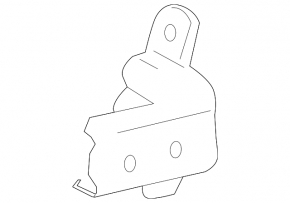 Lower front left door hinge for a 2014 Toyota FJ Cruiser
