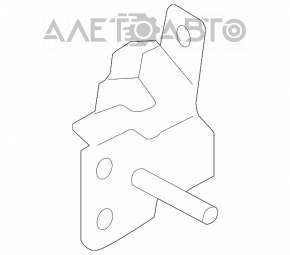 Lower rear left door hinge for Suzuki Kizashi 10-15