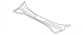Plastic windshield wiper grille for Audi Q3 83A 19-25