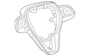 Toyota Rav4 19 steering wheel control buttons - without heated steering wheel