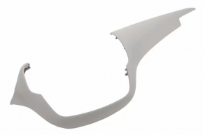 Right front panel trim for Chevrolet Equinox 18-24, gray leather, crack in mount