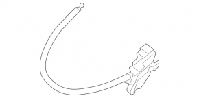 Mercedes W213 E 17-23 trunk lid lock