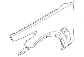 Front right fender Infiniti FX35 QX70 09-17