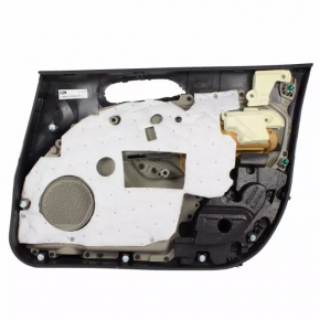 Door trim card front left Ford Fiesta 11-19 black cloth