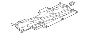 Right underbody protection Mazda 6 13-17