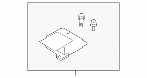 SRS airbag module computer airbags Infiniti FX35 FX45 03-08