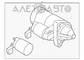 Starter Mazda CX-5 13-16 2.0