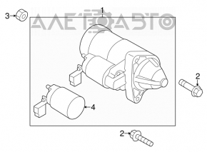 Starter Mazda CX-5 13-16 2.0