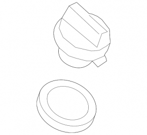 Oil filler cap VW CC 08-17 2.0 CCTA