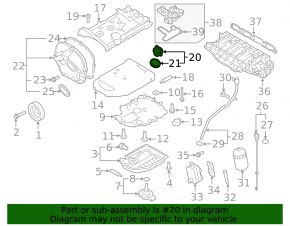 Oil filler cap VW CC 08-17 2.0 CCTA