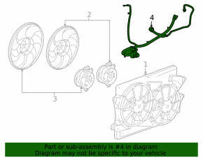 Chevrolet Malibu 13-14 hybrid diffuser wiring