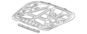Cadillac ATS 13-19 Hood Insulation