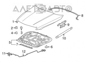 Cadillac ATS 13-19 Hood Insulation