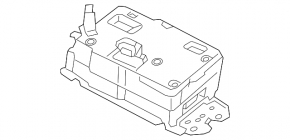 Chevrolet Volt 16-1.5 automatic transmission inverter converter control unit chip breakage