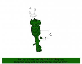Front right air shock absorber for Lexus RX300 RX330 RX350 04-09