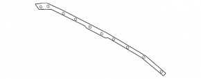 Front center hood seal for Audi E-Tron 19-23