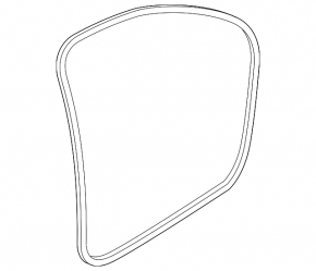 Door seal front left Audi Q7 16-