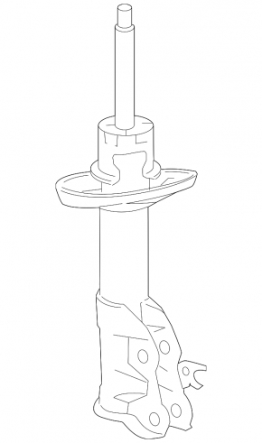 Front right shock absorber for Honda Civic 11-15 4-door, 1.8L, Without ex-l models, Sedan, 1.8L, All
