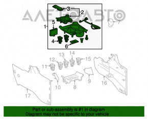 Toyota Highlander Shifter Pad 14-19 Without Plug