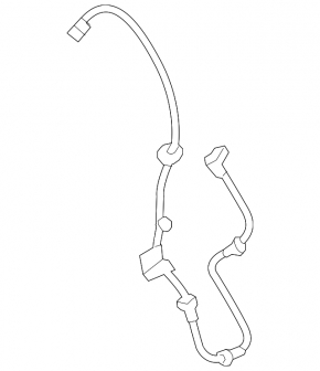 ABS sensor rear right Hyundai Veloster 12-17