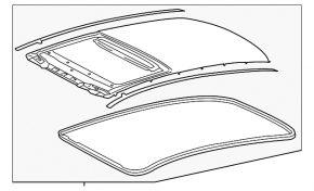 Metal roof Lexus ES300h ES350 13-15 for panorama