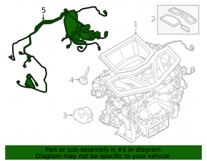 BMW X5 G05 19-24 heater wiring