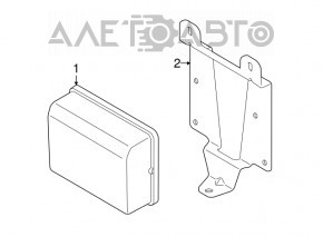 Radar distronic BMW 5 F10 12-13