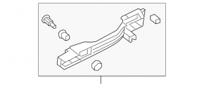 Front right door handle mechanism Honda CRV 12-16
