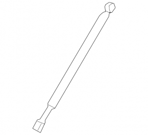 Left tailgate shock absorber for Hyundai Tucson 16-21