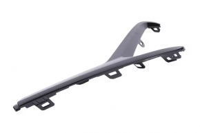 Front bumper molding left GMC Terrain 18-21 black chrome under fog lights
