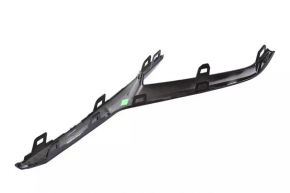 Front bumper molding left GMC Terrain 18-21 black chrome under fog lights