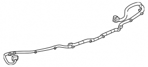 Rear bumper wiring for parking sensors Chevrolet Equinox 18-