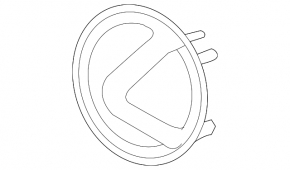 Lexus LX 22-26 grille emblem
