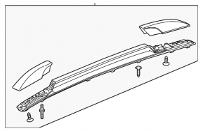Roof rail longitudinal left Chevrolet Trax 15-19