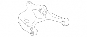 Lower rear right arm Mercedes W164 ML X164 GL W251 R
