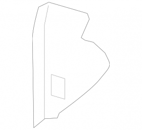 Mercedes A-Class V177 19-22 black left side dashboard trim