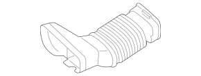 Air intake left Mercedes GLS-class X166 15-19 3.0, front part