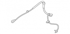 Front left ABS sensor Mazda CX-3 16-21