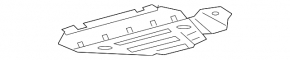 Radiator protection Ford Mustang mk6 15-17 3.7