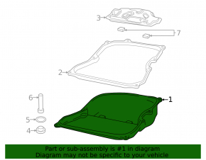 Automatic transmission pan VW PASSAT b8 16-19 USA 1.8